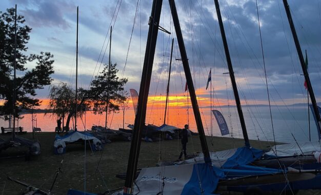 Nacra 15 Europeans finished in Hungary